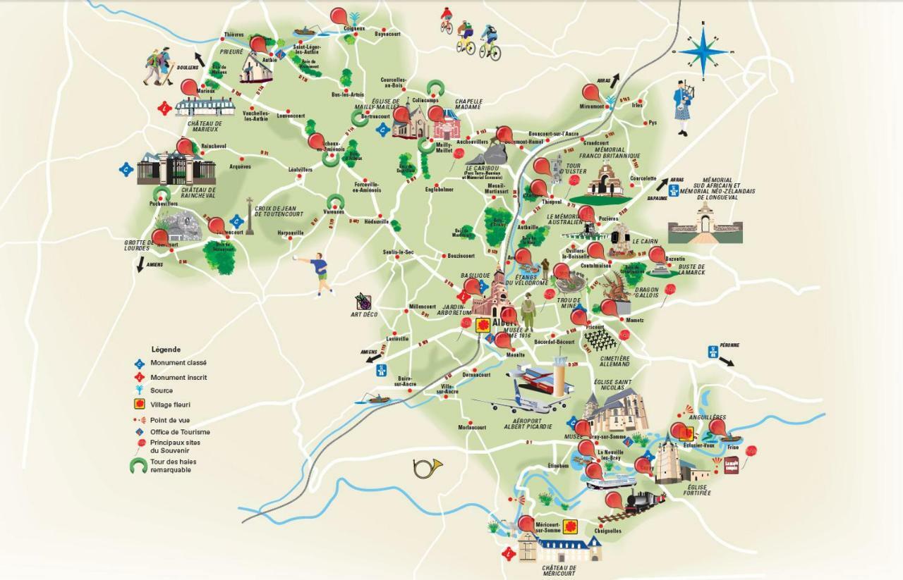 Maison 2Ch - 4 Pers En Picardie Parking Gratuit - By La Source D'Orfee Courcelette Εξωτερικό φωτογραφία